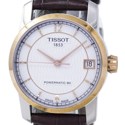 Montre Tissot titane Powermatic 80 T087.207.56.117.00 T0872075611700 féminin