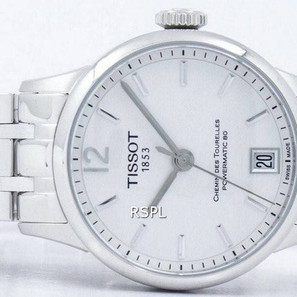 Montre Tissot T-Classic Chemin Des Tourelles Powermatic 80 Lady T099.207.11.037.00 T0992071103700 féminin