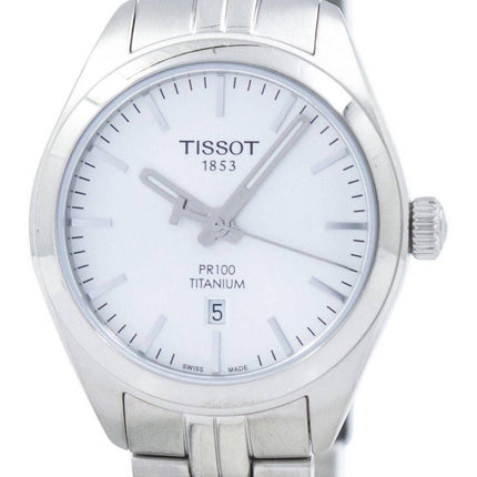 Montre Tissot T-Classic PR 100 titane Quartz T101.210.44.031.00 T1012104403100 féminin