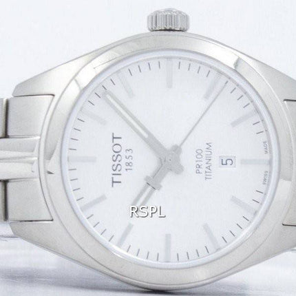 Montre Tissot T-Classic PR 100 titane Quartz T101.210.44.031.00 T1012104403100 féminin