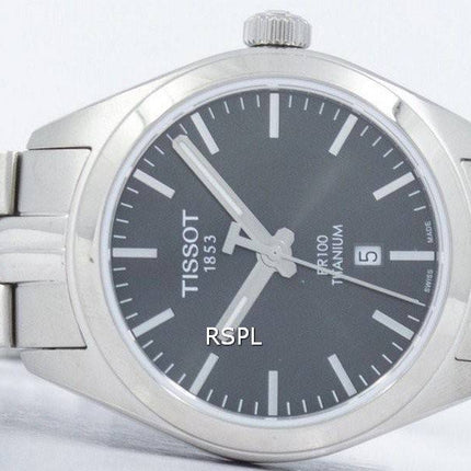 Montre Tissot T-Classic PR 100 titane Quartz T101.210.44.061.00 T1012104406100 féminin