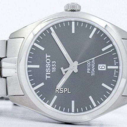 Montre Tissot T-Classic PR 100 titane Quartz T101.410.44.061.00 T1014104406100 masculin