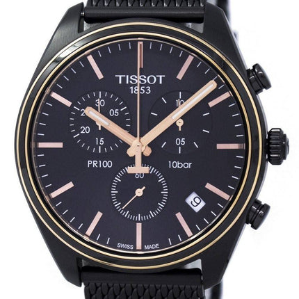 Montre Tissot T-Classic PR 100 Chronograph T101.417.23.061.00 T1014172306100 hommes