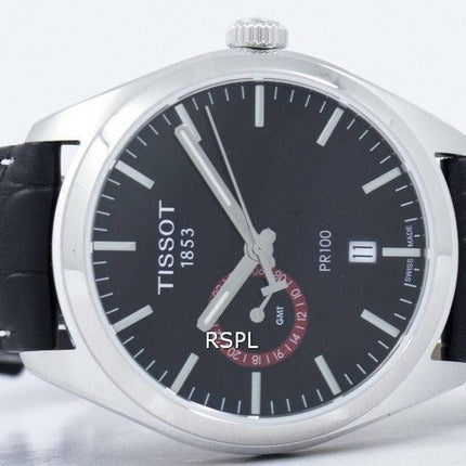 Tissot T-Classic PR 100 montre Dual Time Quartz T101.452.16.051.00 T1014521605100 masculin
