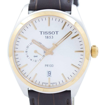 Tissot T-Classic PR 100 montre Dual Time Quartz T101.452.26.031.00 T1014522603100 masculin