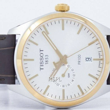 Tissot T-Classic PR 100 montre Dual Time Quartz T101.452.26.031.00 T1014522603100 masculin
