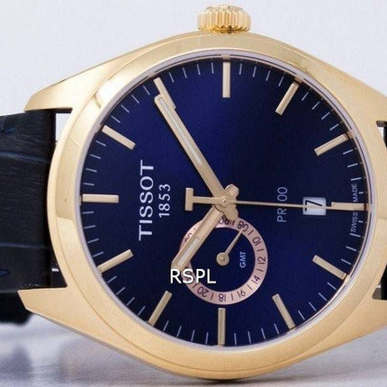 Tissot T-Classic PR 100 montre Dual Time Quartz T101.452.36.041.00 T1014523604100 masculin