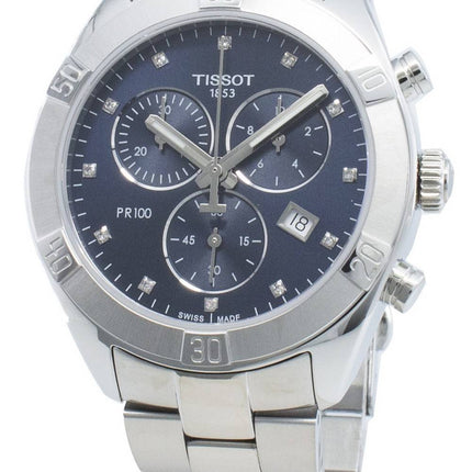 Tissot T-Classic T101.917.11.046.00 T1019171104600 Montre à quartz chronographe pour femme
