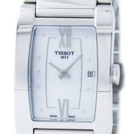 Montre Tissot Generosi-T Quartz diamant Accent T105.309.11.116.00 T1053091111600 féminin