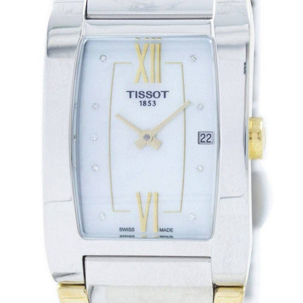Montre Tissot Generosi-T Quartz diamant Accent T105.309.22.116.00 T1053092211600 féminin