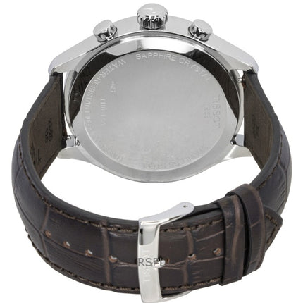 Montre homme Tissot Chrono XL Classic, chronographe, acier inoxydable, cadran vert, quartz, T116.617.16.092.00, 100 m