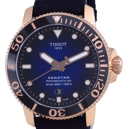 Montre pour homme Tissot T-Sport Seaster 1000 Powermatic 80 Diver',s Automatic T120.407.37.041.00 T1204073704100 300M