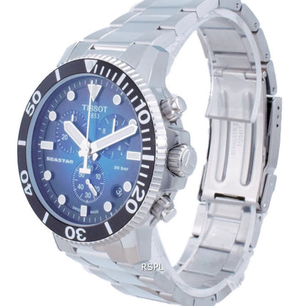 Montre Homme Tissot T-Sport Seastar 1000 Chronographe Quartz Diver T120.417.11.041.01 T1204171104101 300M