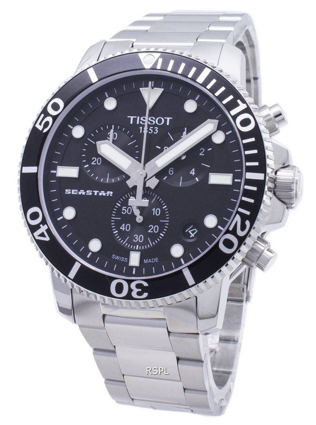 Tissot T-Sport Seastar 1000 T120.417.11.051.00 T1204171105100 Montre chronographe 300M pour homme