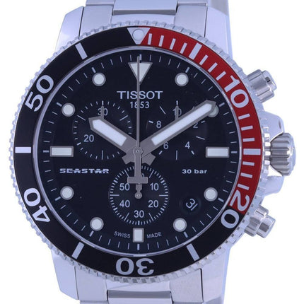 Montre pour homme Tissot T-Sport Seastar 1000 Diver's Chronograph Quartz T120.417.11.051.01 T1204171105101 300M