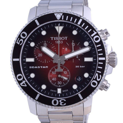 Montre Homme Tissot T-Sport Seaster 1000 Chronograph Diver',s Quartz T120.417.11.421.00 T1204171142100 300M