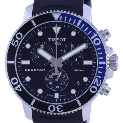 Montre pour homme Tissot T-Sport Seastar 1000 Diver's Chronograph Quartz T120.417.17.051.02 T1204171705102 300M