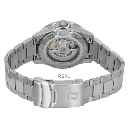 Montre de plongée automatique Tissot Seastar 1000 Powermatic 80 pour homme avec cadran turquoise T120.807.11.091.00 300M