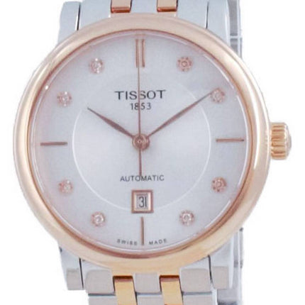 HORSMontre Tissot T-Classic Carson Automatic Diamond Accents T122.207.22.036.00 T1222072203600 pour femme