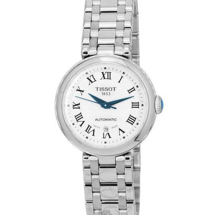 Tissot T-Lady Bellissima Acier Inoxydable Cadran Blanc Automatique T126.207.11.013.00 T1262071101300 Montre Femme