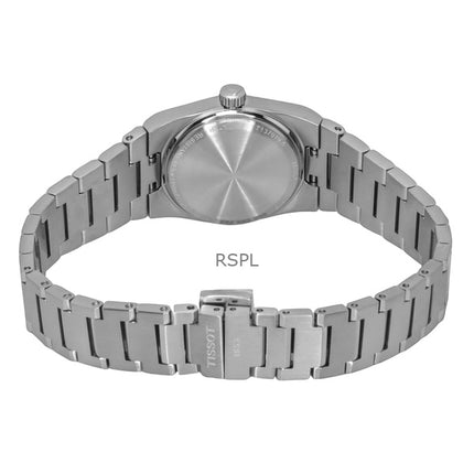 Montre femme Tissot PRX en acier inoxydable, cadran bleu glacier, quartz, T137.010.11.351.00, 100 m