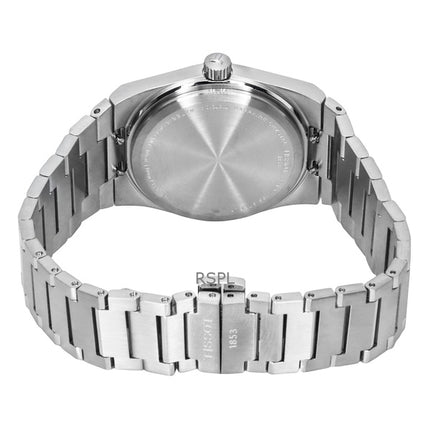 Montre unisexe Tissot PRX Classic Contemporary en acier inoxydable, cadran blanc nacré, quartz, T137.210.11.111.00, 100 m