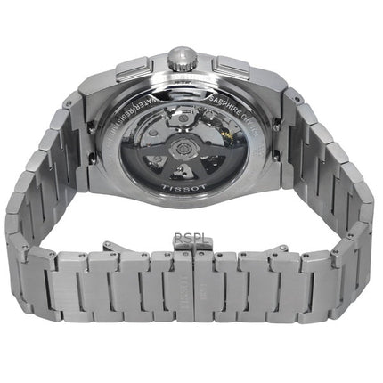 Montre homme Tissot PRX Chronograph en acier inoxydable avec cadran vert automatique T137.427.11.091.00 100M