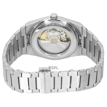 Montre homme Tissot PRX Titanium, cadran bleu, automatique, T137.807.44.041.00, étanche à 100 m