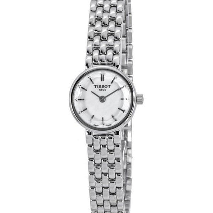 Tissot T-Lady Belle Acier Inoxydable Nacre Cadran Quartz T140.009.11.111.00 T1400091111100 Montre Femme