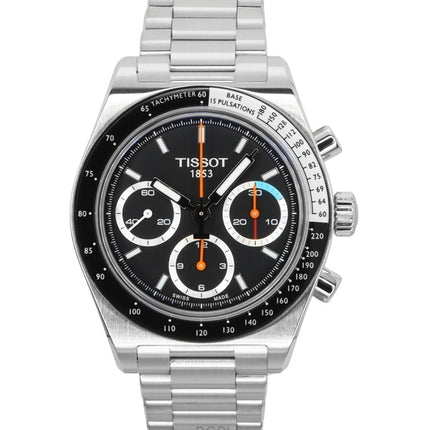 Montre homme Tissot PR516 chronographe en acier inoxydable, cadran noir, automatique, T149.459.21.051.00, 100 m