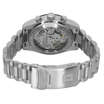 Montre homme Tissot PR516 chronographe en acier inoxydable, cadran noir, automatique, T149.459.21.051.00, 100 m