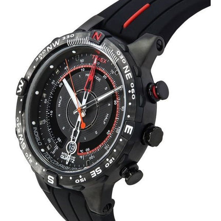 Montre pour homme Timex Expedition E-Tide Temperature Compass Cadran noir Quartz T2N720 100M