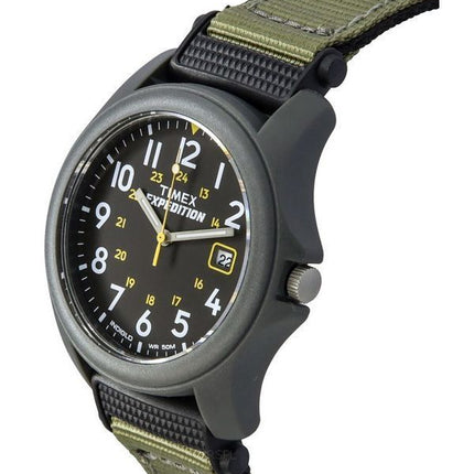 Montre pour homme Timex Expedition Camper avec bracelet en tissu et cadran noir à  quartz T42571