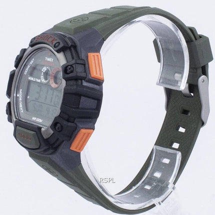 Timex Expedition choc monde temps numérique Indiglo T49972 montre homme