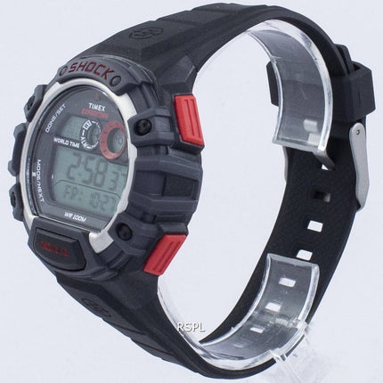 Timex Expedition choc mondial monde temps alarme Indiglo Digital T49973 montre homme
