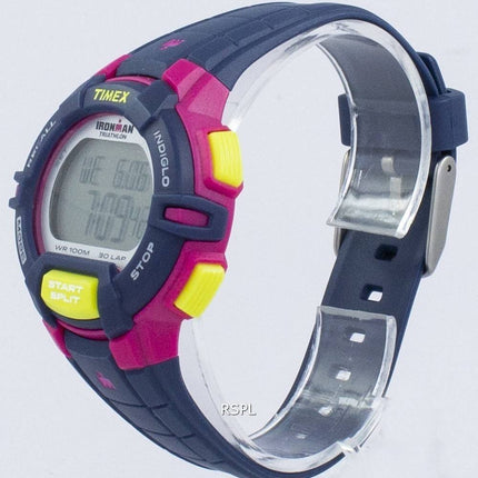 Timex montre Ironman Triathlon 30 robuste tour numérique Indiglo T5K813 femmes de sport