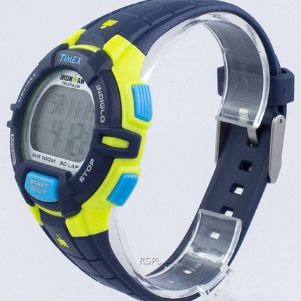Timex montre Ironman Triathlon 30 robuste tour numérique Indiglo T5K814 hommes de sport