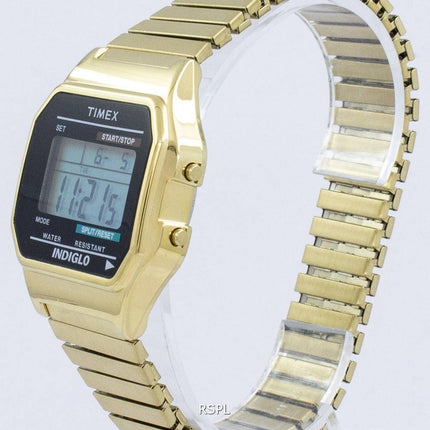 Montre classique de Timex Indiglo chronographe alarme numérique T78677 masculin