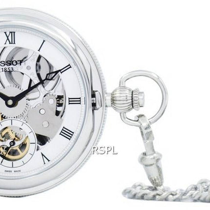 Montre de poche Tissot Bridgeport T859.405.19.273.00 squelette mécanique T8594051927300