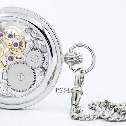 Montre de poche Tissot Bridgeport T859.405.19.273.00 squelette mécanique T8594051927300