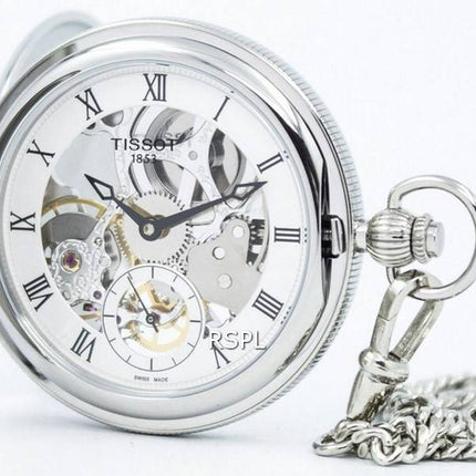 Montre de poche Tissot Bridgeport T859.405.19.273.00 squelette mécanique T8594051927300