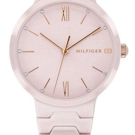 Montre femme Tommy Hilfiger Jenna cadran argenté en acier inoxydable à quartz 1781942