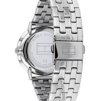 Montre Tommy Hilfiger Jenna multifonction en acier inoxydable avec cadran argenté et quartz 1782068 pour femme