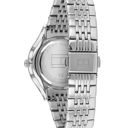 Montre pour femme Tommy Hilfiger en acier inoxydable avec cadran bleu et quartz 1782210
