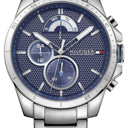 Montre Homme Tommy Hilfiger Decker Cadran Bleu Acier Inoxydable Quartz 1791348