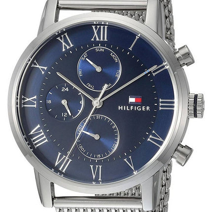 Montre Homme Tommy Hilfiger Kane Cadran Bleu Acier Inoxydable Quartz 1791398