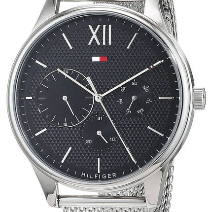 Montre Homme Tommy Hilfiger Damon Cadran Noir Acier Inoxydable Quartz 1791415