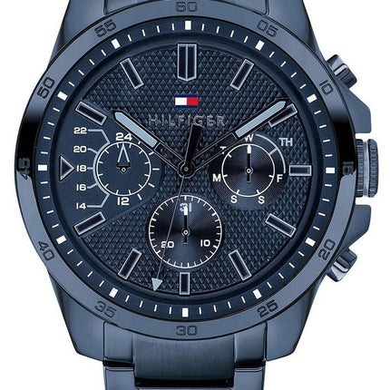 Montre Homme Tommy Hilfiger Decker Cadran Bleu Acier Inoxydable Quartz 1791560
