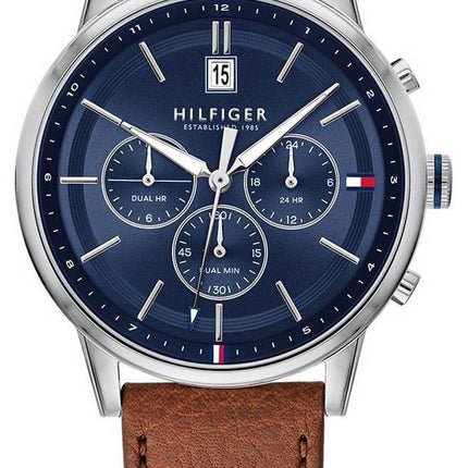 Montre homme Tommy Hilfiger Kyle chronographe bracelet en cuir quartz 1791629