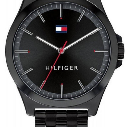Montre Homme Tommy Hilfiger Barclay Cadran Noir Acier Inoxydable Quartz 1791714
